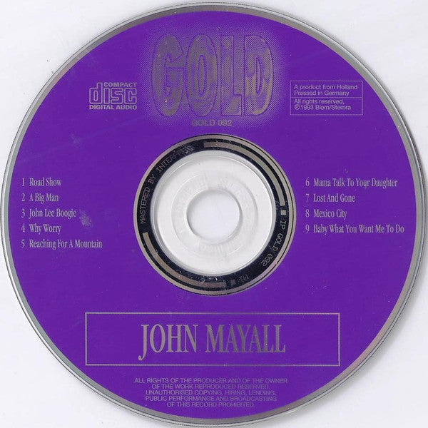 John Mayall : Gold (CD, Album, RE)