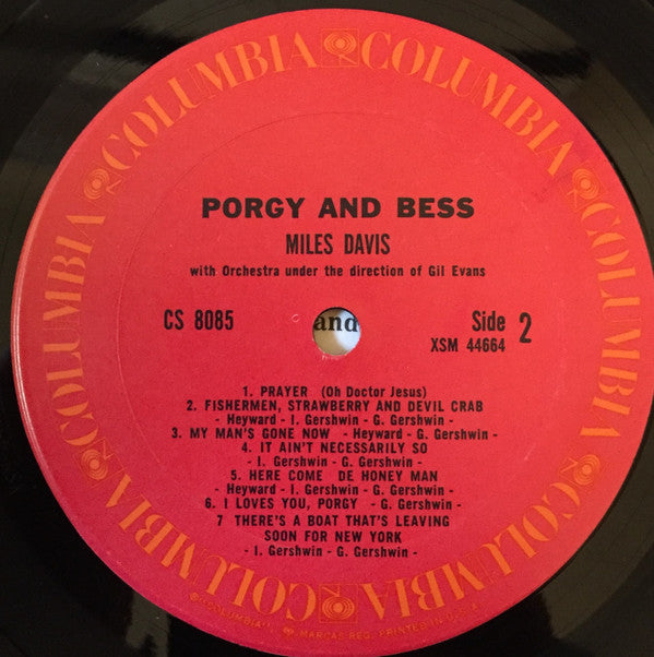 Miles Davis : Porgy And Bess (LP, Album, RE, Ter)