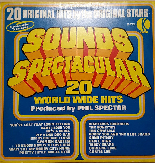 Various : Sounds Spectacular 20 World Wide Hits (LP, Comp)