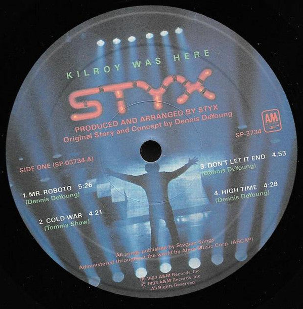 Styx : Kilroy Was Here (LP, Album, EMW)