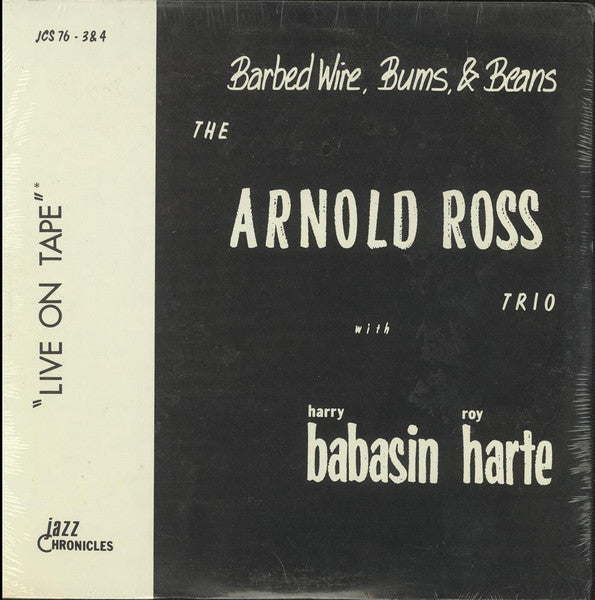 Arnold Ross Trio : Barbed Wire, Bums, And Beans (LP, Album)