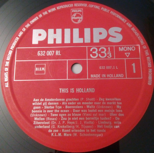 Various : This Is Holland (LP, Album, Mono)