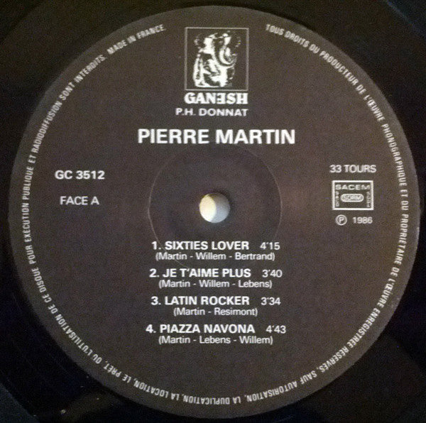 Pierre Martin : Plan  D'Enfer (LP)