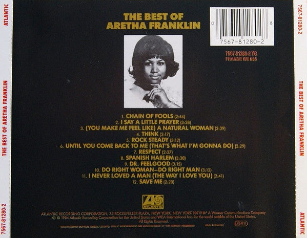 Aretha Franklin : The Best Of Aretha Franklin (CD, Comp)