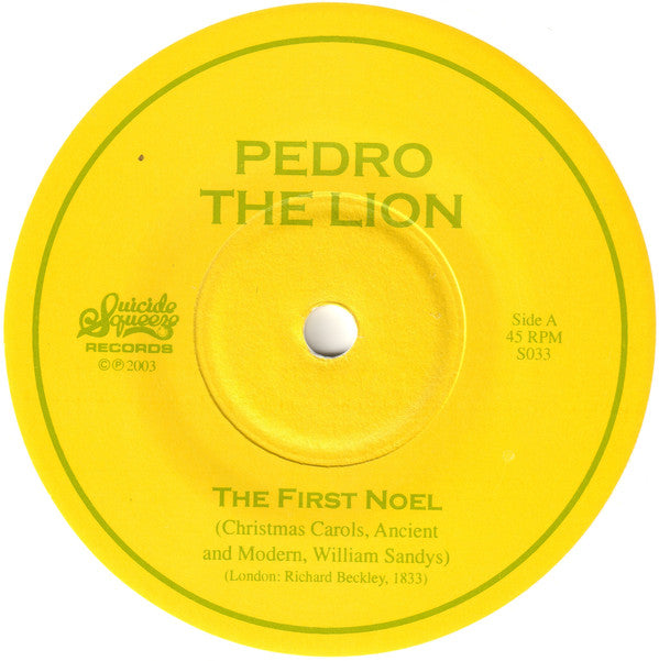 Pedro The Lion : The First Noel (7", Single, Ltd, Whi)
