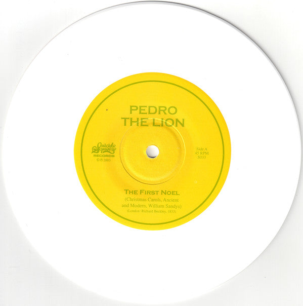 Pedro The Lion : The First Noel (7", Single, Ltd, Whi)