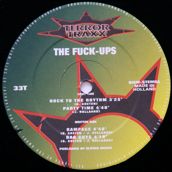 The Fuck-Ups : Rock To The Rhythm (12")