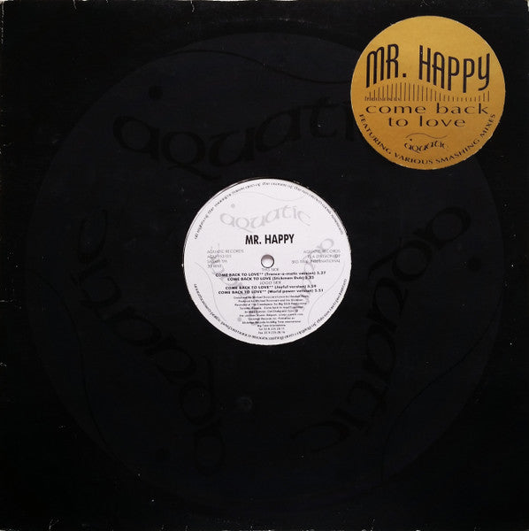 Mr. Happy : Come Back To Love (12")