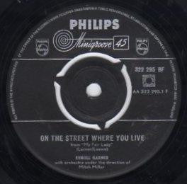 Erroll Garner : On The Street Where You Live (7", Min)