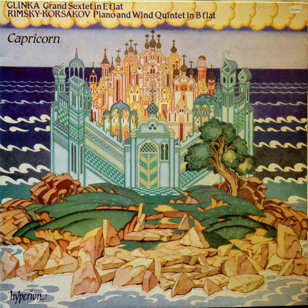 Capricorn (14), Mikhail Ivanovich Glinka  /  Nikolai Rimsky-Korsakov : Grand Sextet In E Flat / Piano And Wind Quintet In B Flat (LP)