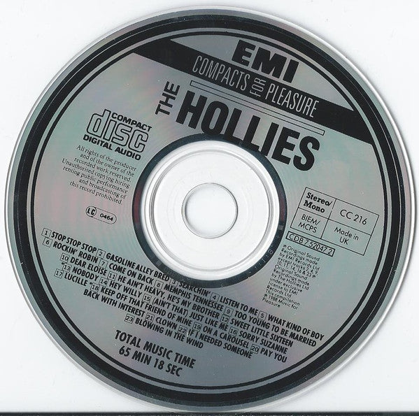 The Hollies : The Hollies (CD, Comp, Mono, Sli)
