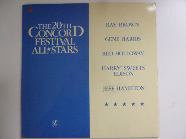 Concord Jazz All Stars : The 20th Concord Festival All Stars (LP, Album)