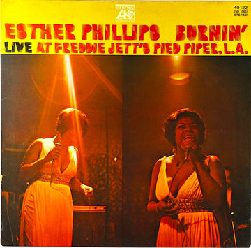 Esther Phillips : Burnin' (Live At Freddie Jett's Pied Piper, L.A.) (LP, Album)