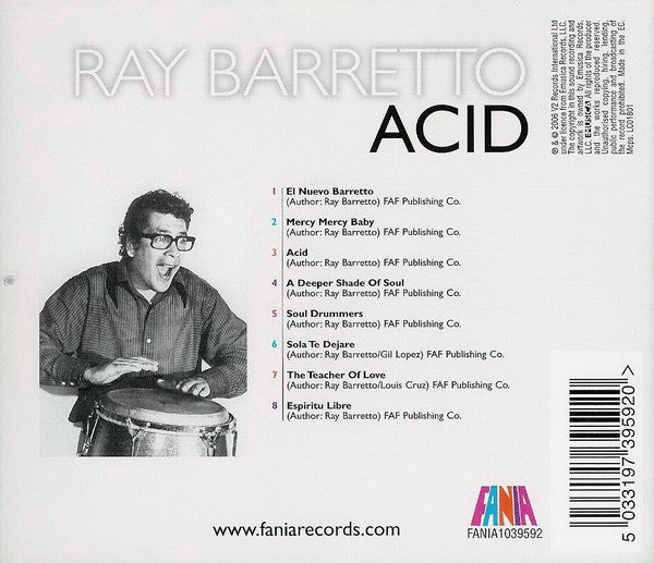 Ray Barretto : Acid (CD, Album, RE)