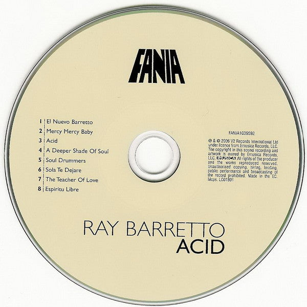 Ray Barretto : Acid (CD, Album, RE)