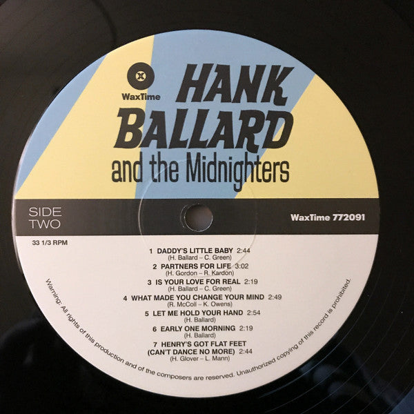 Hank Ballard & The Midnighters : Hank Ballard and the Midnighters (LP, Album, Ltd, RE, 180)