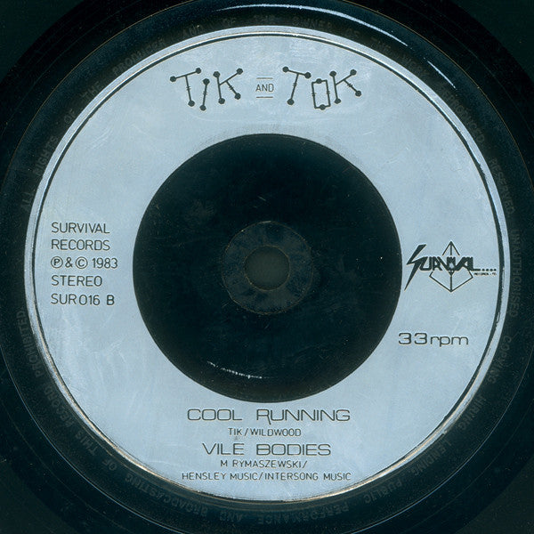 Tik And Tok* : Cool Running (7", Single)