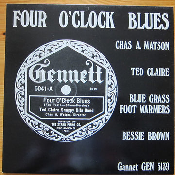 Various : Four O'Clock Blues (LP, Comp)