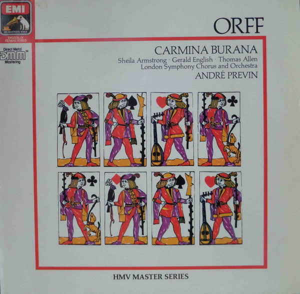 Carl Orff, Sheila Armstrong, Gerald English, Thomas Allen, London Symphony Chorus & London Symphony Orchestra, André Previn : Carmina Burana (LP, Album)