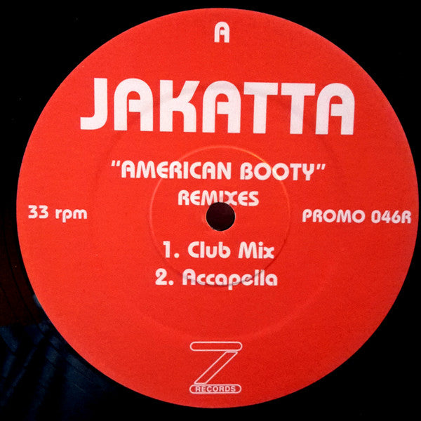 Jakatta : American Booty (Remixes) (12", Promo)