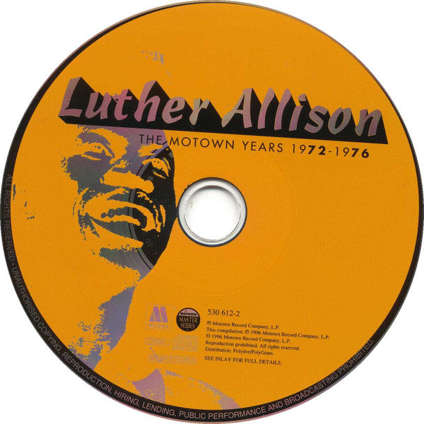Luther Allison : The Motown Years 1972 - 1976 (CD, Comp)
