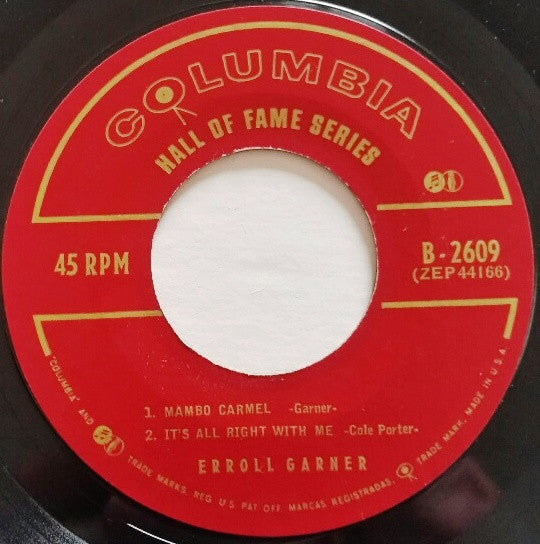 Erroll Garner : Mambo Carmel (7", EP)