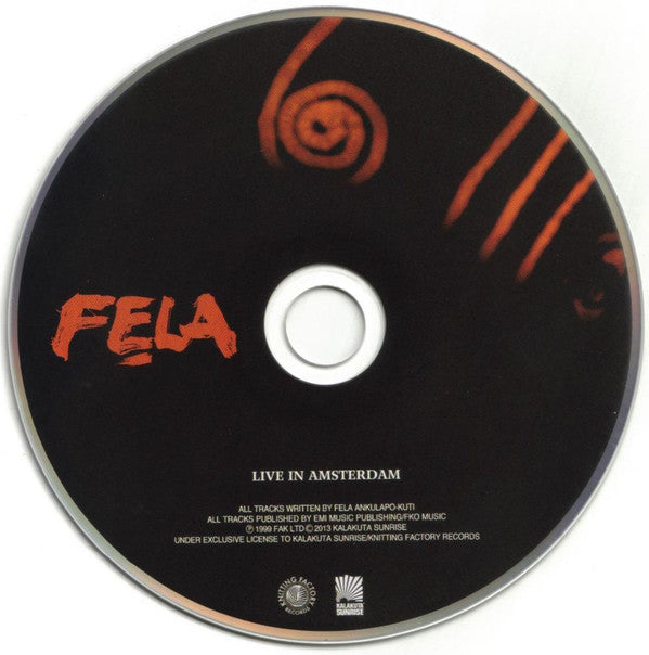 Fela Kuti & Egypt 80 : Live In Amsterdam (CD, Album, RE, RM)