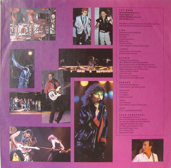 Pat Benatar : Live From Earth (LP, Album)
