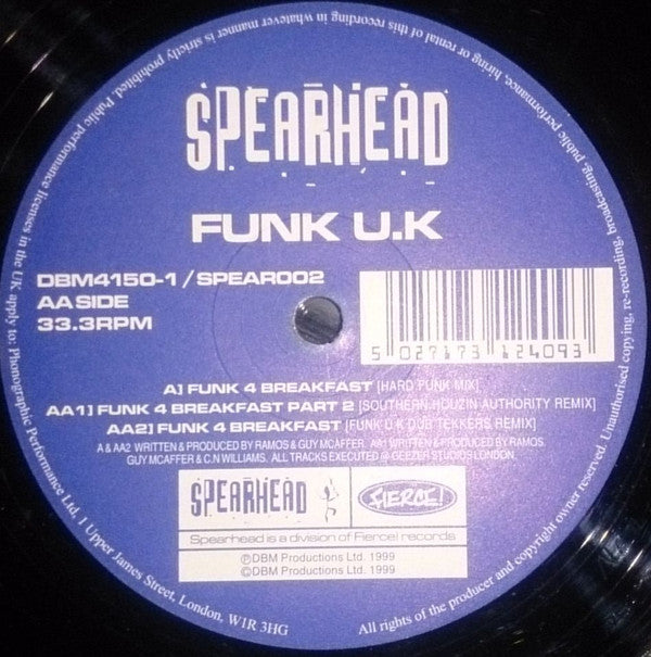 Funk UK : Funk For Breakfast (12")