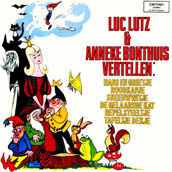 Luc Lutz & Anneke Bonthuis : Luc Lutz & Anneke Bonthuis Vertellen (LP, Album)