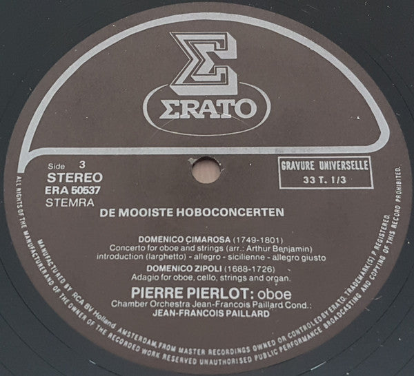 Pierre Pierlot : De Mooiste Hoboconcerten (2xLP, Album, Comp)