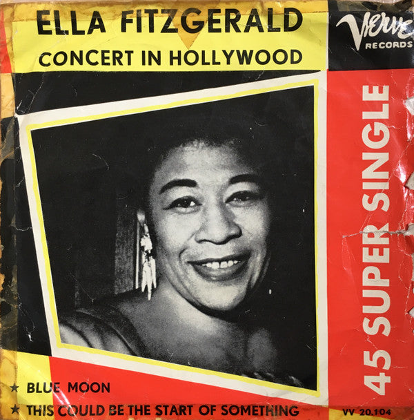 Ella Fitzgerald : Concert In Hollywood (7", Single)