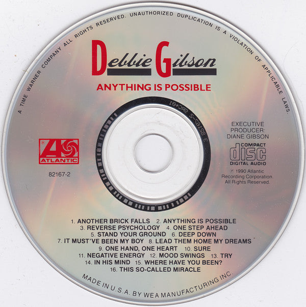 Debbie Gibson : Anything Is Possible (CD, Album)
