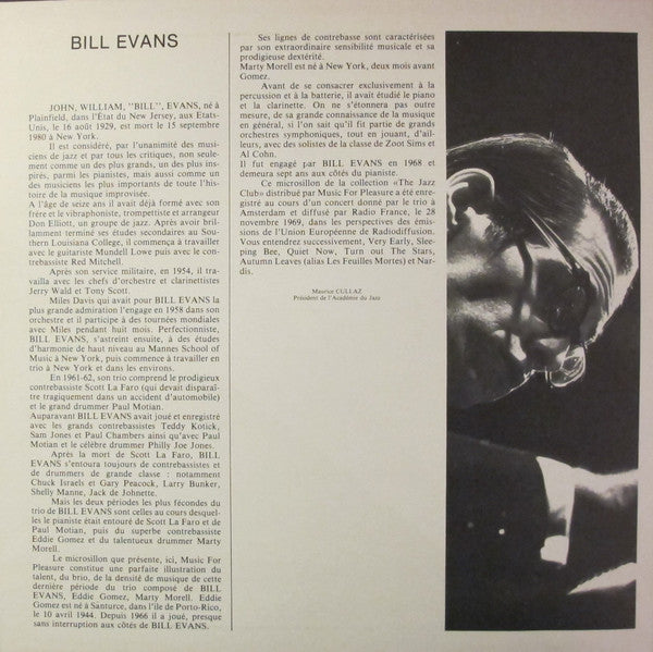 The Bill Evans Trio : Quiet Now (LP, Album, Gat)