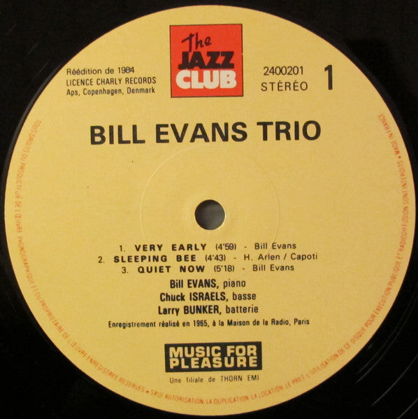 The Bill Evans Trio : Quiet Now (LP, Album, Gat)