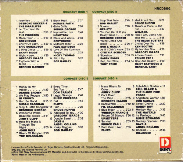 Various : Reggae Hits (4xCD, Comp, Box)