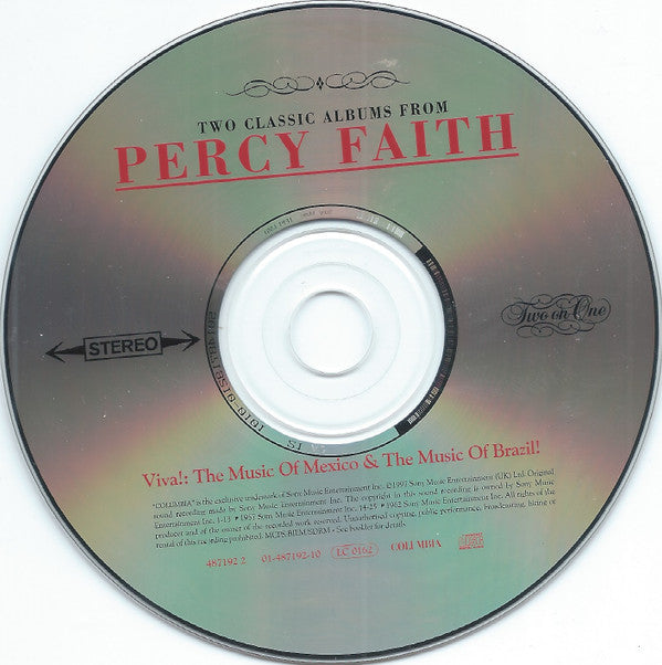 Percy Faith : Viva!: The Music Of Mexico & The Music Of Brazil! (CD, Comp, RM)