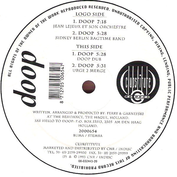 Doop : Doop (12")