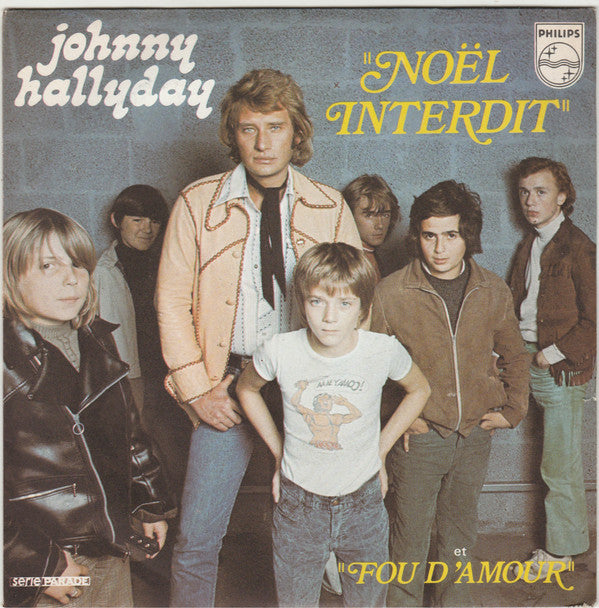 Johnny Hallyday : Noël Interdit (7", Single)