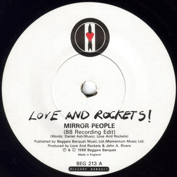 Love And Rockets : Mirror People (7", Single)