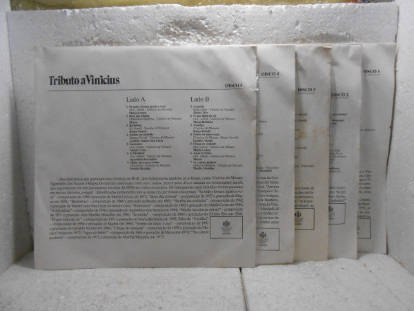 Vinicius De Moraes : 10 Anos Sem Vinicius (5xLP, Comp, Box)