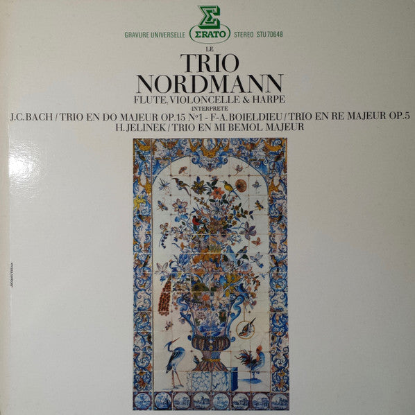 Johann Christian Bach, François-Adrien Boieldieu, Joseph Jelinek, Le Trio Nordmann : 3 Trios (LP)