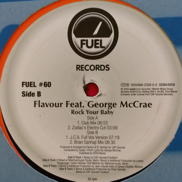 Flavour Feat. George McCrae : Rock Your Baby (12")