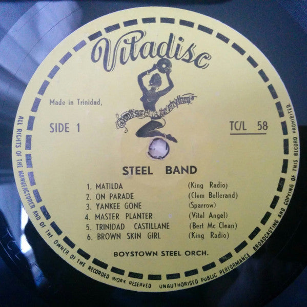 Ed Harper's Quartet / Boys Town Steel Orchestra : Trinidad Folk Music (LP, Tri)