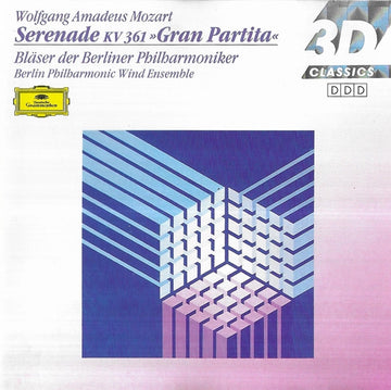 Wolfgang Amadeus Mozart - Blasorchester der Berliner Philharmoniker : Serenade KV 361 »Gran Partita« (CD, Album, RE, RM)