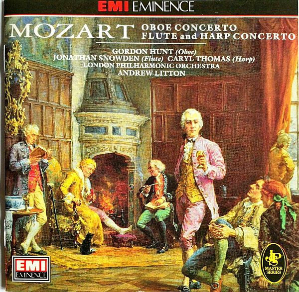 Wolfgang Amadeus Mozart - Gordon Hunt, Jonathan Snowden, Caryl Thomas, London Philharmonic Orchestra, Andrew Litton : Oboe Concerto / Flute And Harp Concerto (CD, Album)