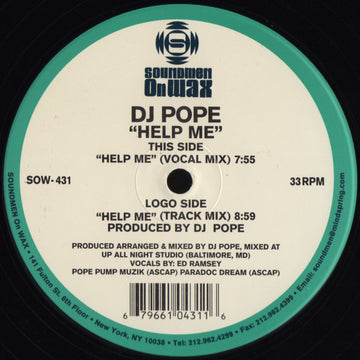 DJ Pope : Help Me (12")