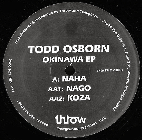 Todd Osborn : Okinawa EP (12", EP)