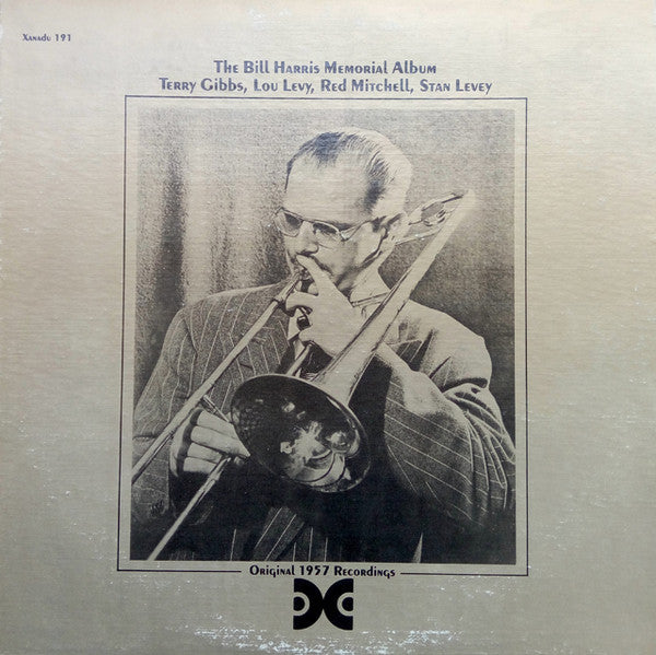 Bill Harris, Terry Gibbs, Lou Levy, Red Mitchell, Stan Levey : The Bill Harris Memorial Album (LP, Mono, RE)