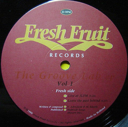 The Groove Lab* : The Groove Lab EP Vol 1 (12", EP)